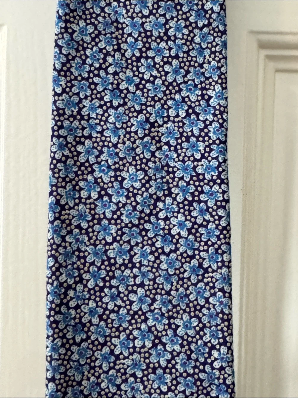 J. Crew/Liberty London Blue/Purple Floral Tie